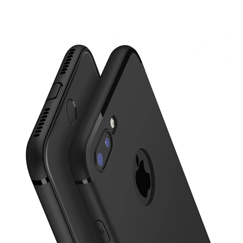 Матовый Мягкий силиконовый чехол Kafan для iPhone 7 8 plus чехлы 6s Plus 5 дюймов яркие цвета