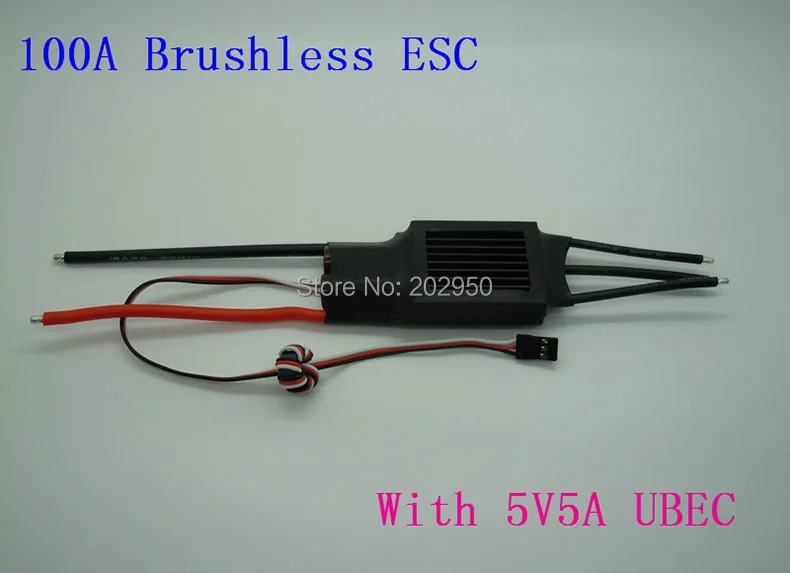 Бесщеточный двигатель 100A ESC 5A / 5V BEC 2-7S 1 шт. для электронного регулятора скорости