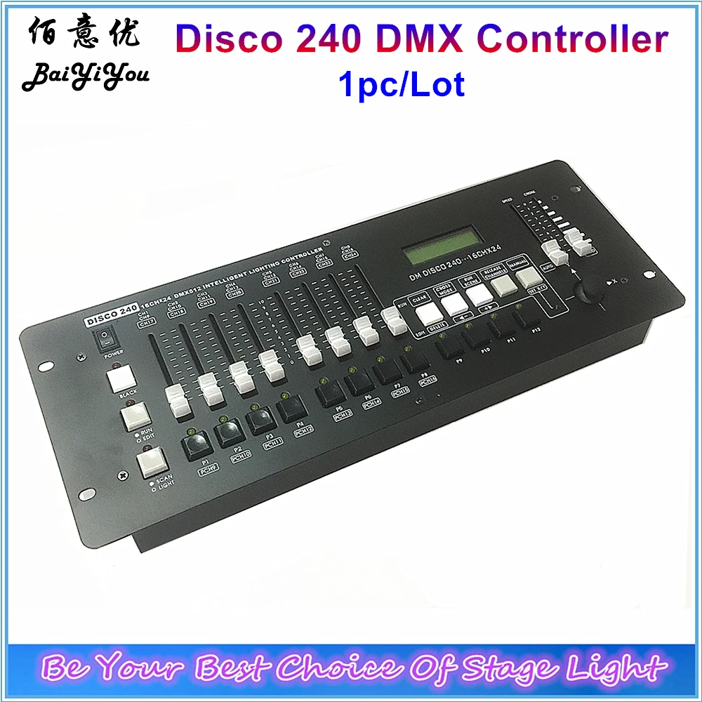 Бесплатная доставка дискотека 240 консольный DMX 512 сценический DJ движущийся
