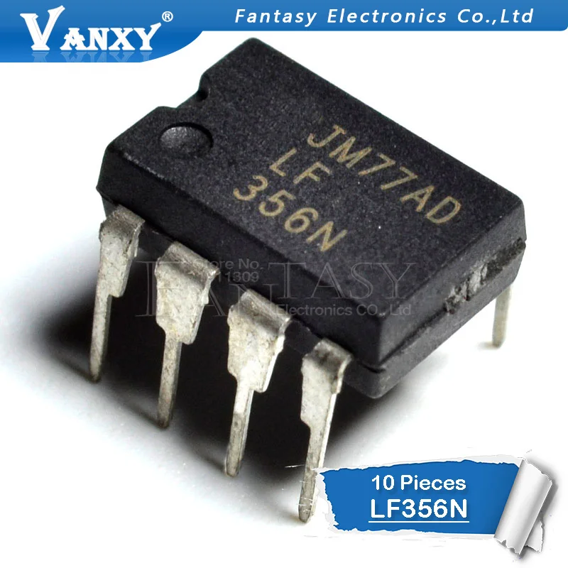 10 шт. LF356N DIP8 LF356 DIP 356N 8 LF356P Новый и оригинальный IC|ic dip| |