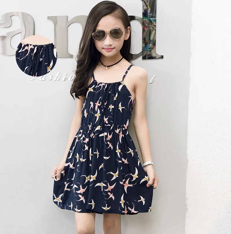 Girls Dress Summer Tutu Beach Vestidos Elegant Baby Girl Princess Teenager kids dresses for girls Children Clothing | Детская одежда и