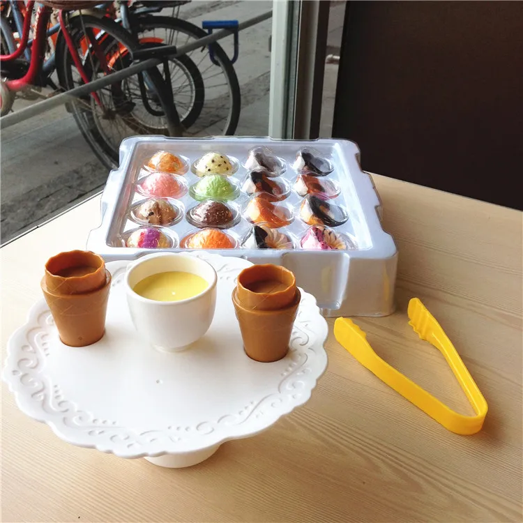 Притворяться играть icecream Пончик печенье стек баланс игрушка кухонный аксессуар