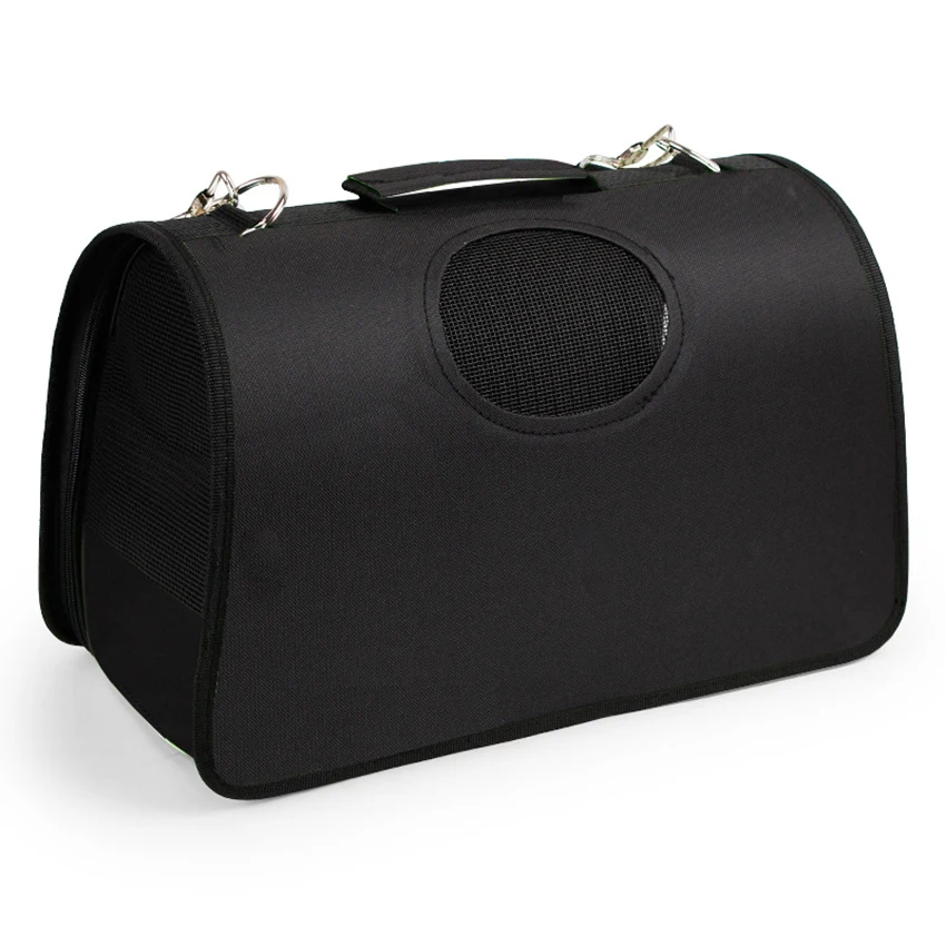 Складная маленькая Средняя сумка-переноска для собак, дышащая уличная дорожная сумка для чихуахуа, плюшевой собаки, дорожная сумка, сумка-переноска для кошек из сетки Оксфорд