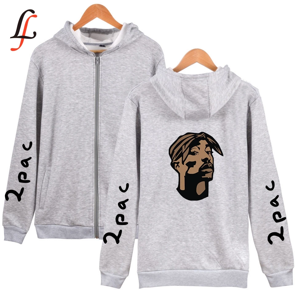 2pac harajuku на молнии толстовки с капюшоном женские для мужчин Shein уличный
