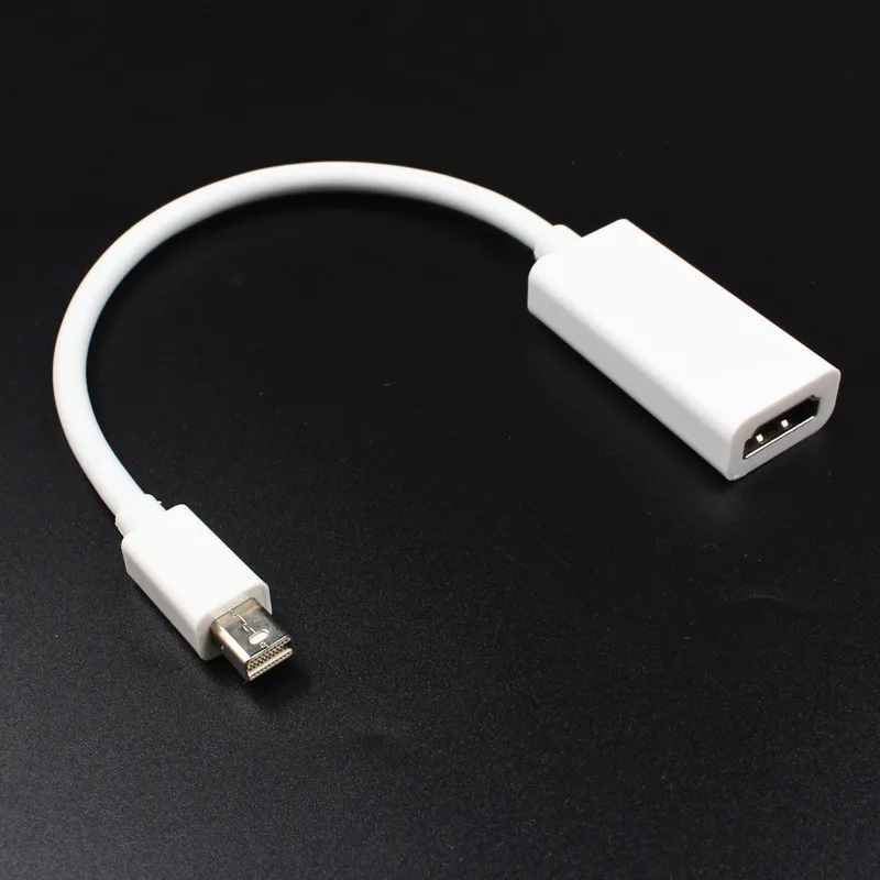 Кабель адаптера Mini DisplayPort HDMI 100 шт./лот мини порт дисплея DP конвертер Thunderbolt для Apple