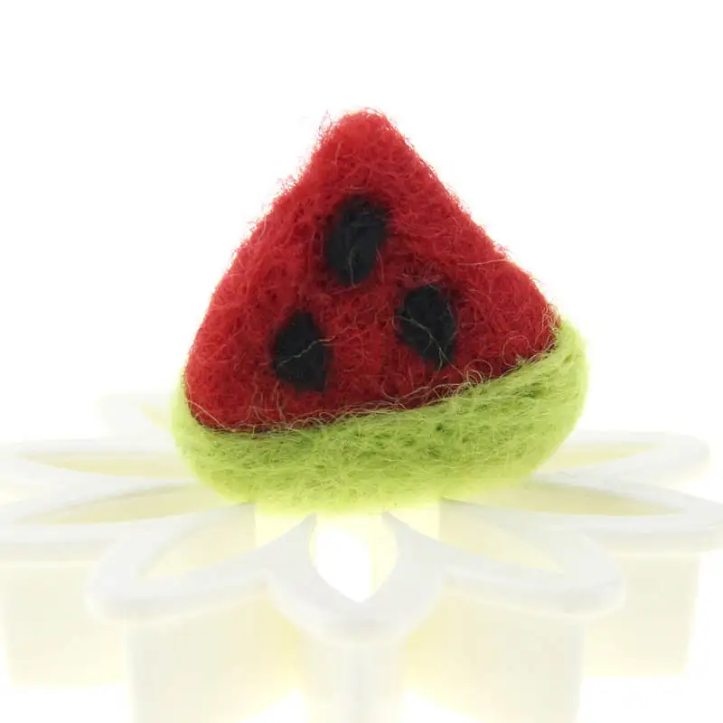 1 шт. Набор для творчества из шерстяного фетра в форме арбуза и фруктов
