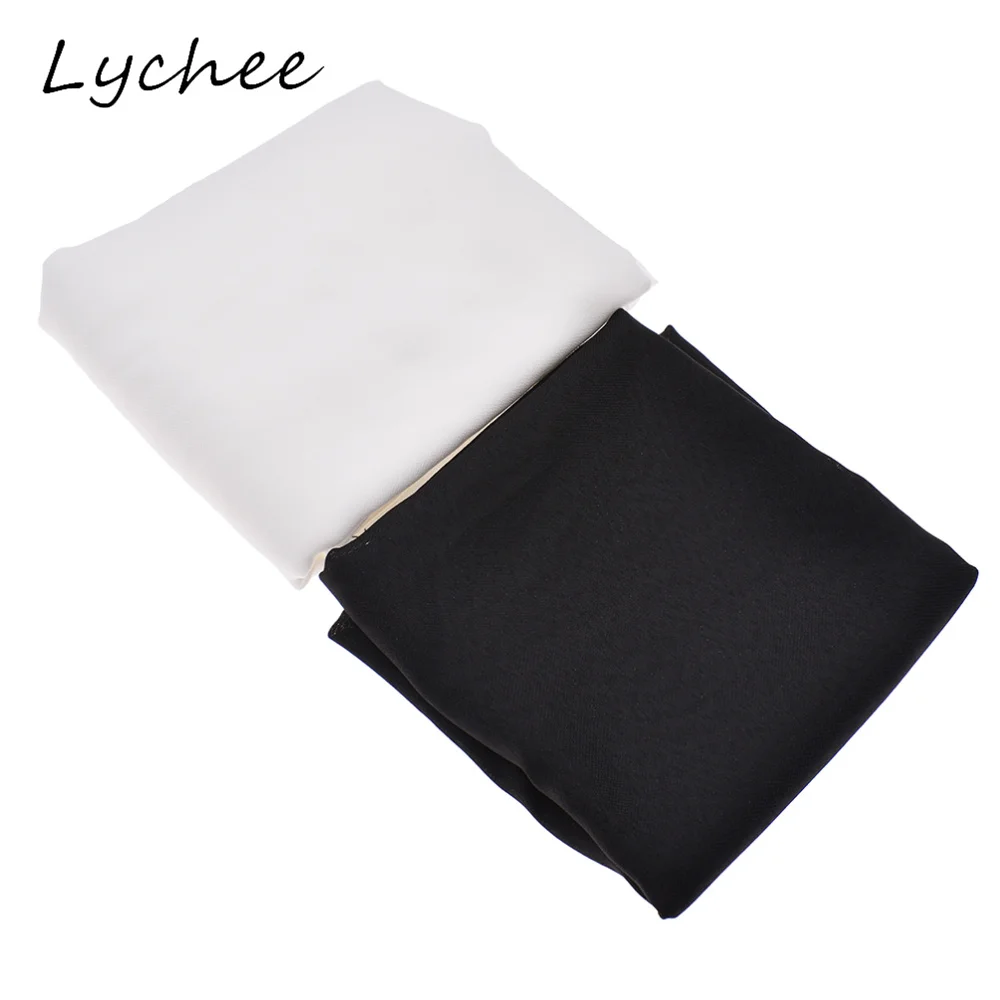 Lychee 1 5*1 м односторонняя клейкая ткань из полиэстера белого цвета для подкладки