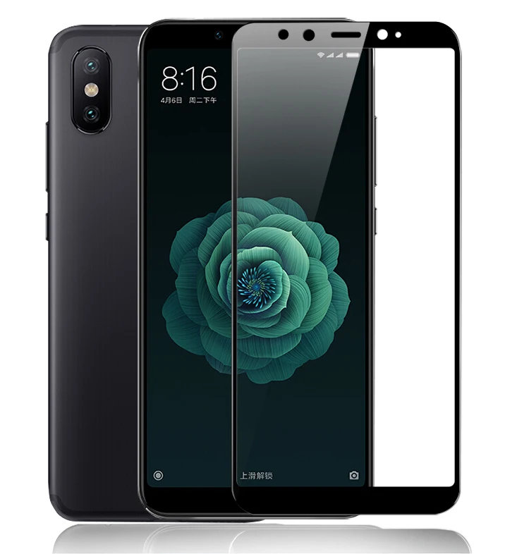Для Xiaomi mi a2 lite плёнка из закалённого стекла MOFI mi A2 защитная плёнка полностью покрывающая экран для Xiaomi mi A2 прозрачный 2.5D пленка из закаленного стекла