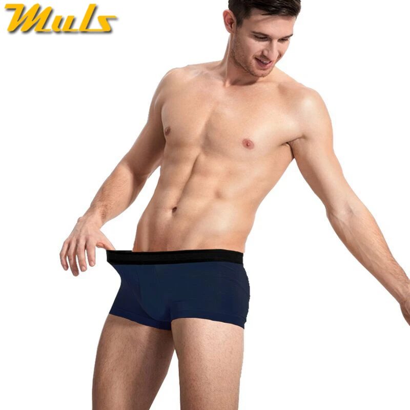 Трусы-боксеры Мужские дышащие 95% хлопок 5% спандекс без коробки 4 шт./лот | Мужская