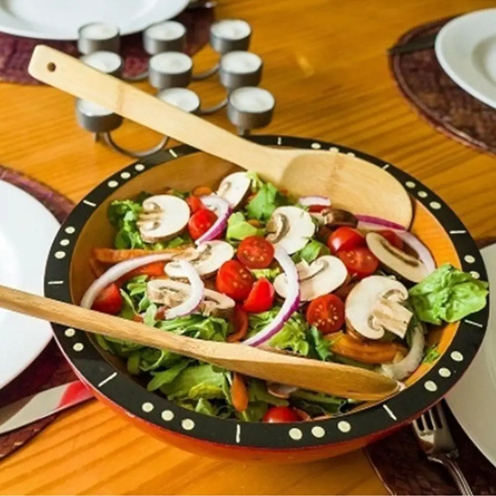 Adeeing 6 шт./компл. набор деревянных кухонных принадлежностей бамбуковые ложки