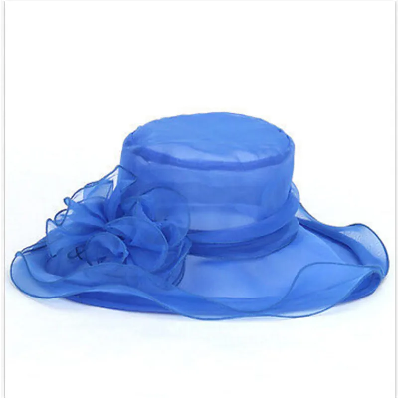Шляпа Солнцезащитная Складная из органзы с широкими полями|sun hat beach|hat beachfashion sun hats