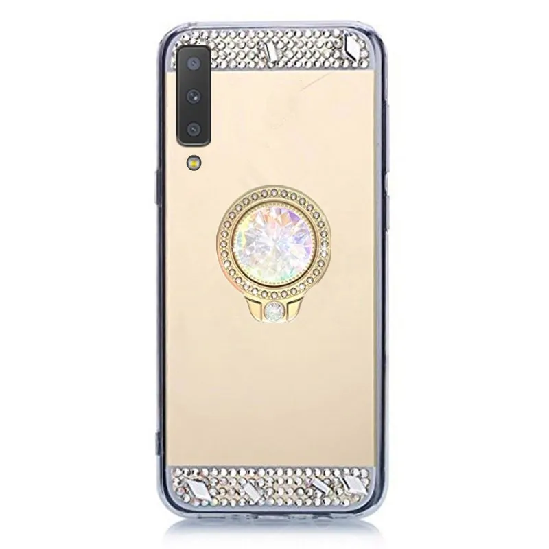 Для Samsung Galaxy A9 A7 2018 M10 M20 A50 A10 чехол для телефона зеркальная Крышка A6 A8 Plus J3 J5 J7 2016 2017