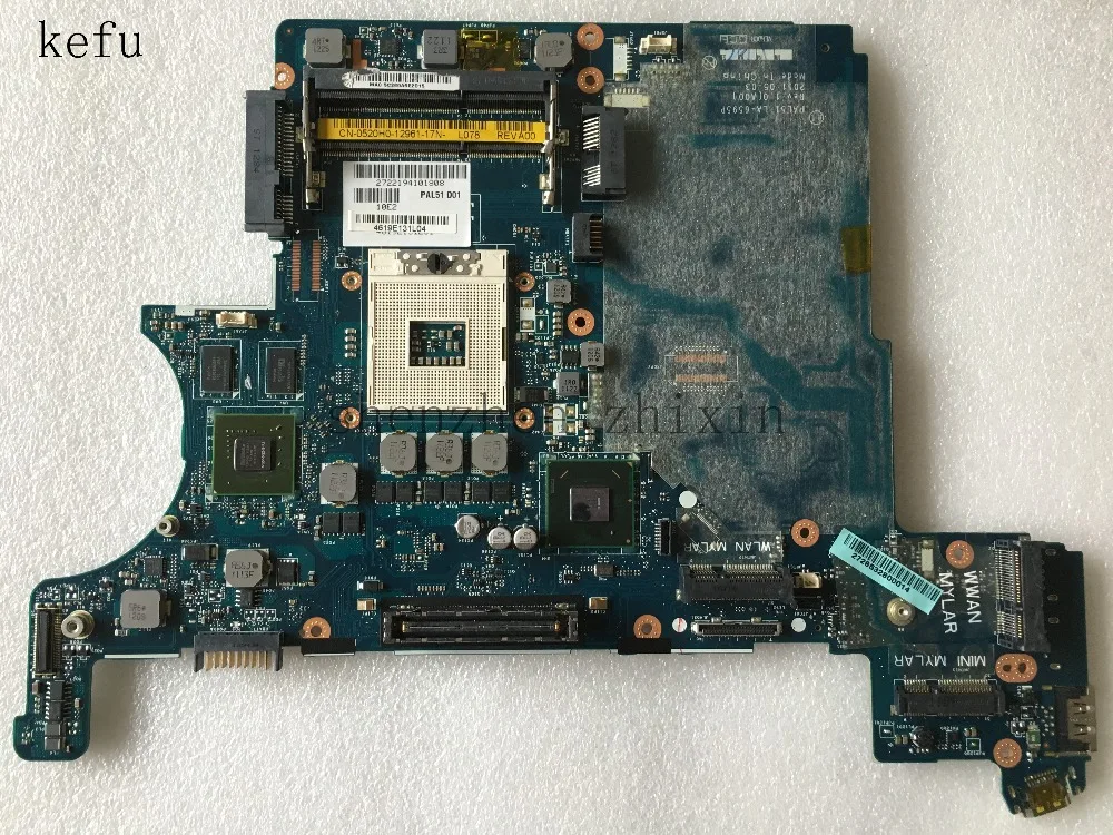 Материнская плата KEFU для ноутбука Dell E6420 модель PAL51 LA 6595P QM67 PGA989 0520H0 с графической