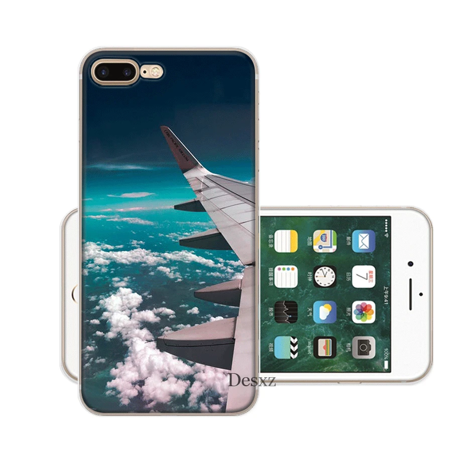 Чехол Desxz Aircraft для iPhone 7 8 6 6s Plus 11 Pro X XR XS Max 5 5S SE |