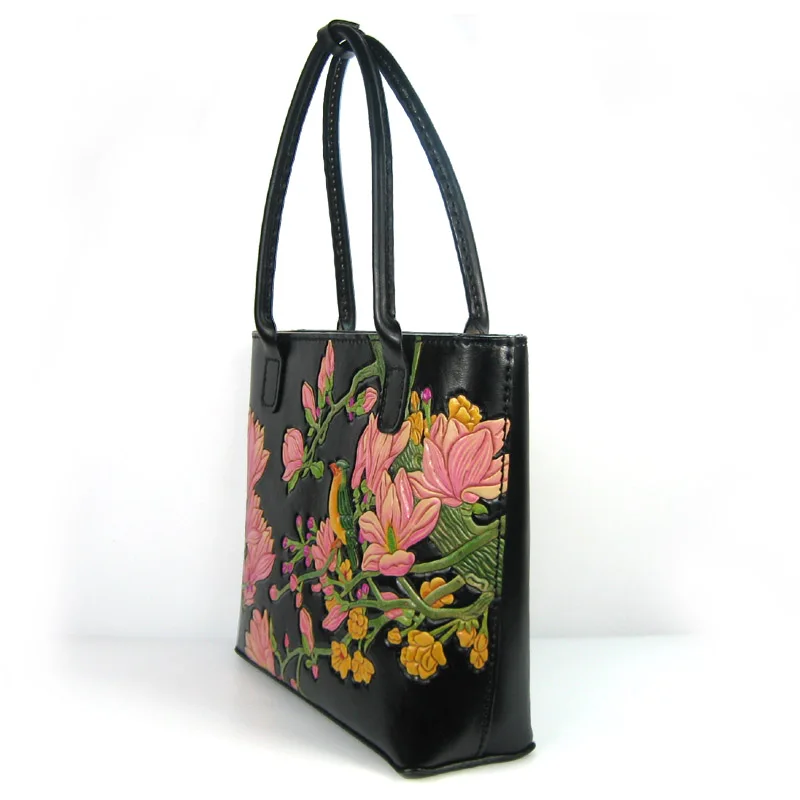 Ручная сумка из натуральной кожи магнолии женские сумки-мессенджеры дамская