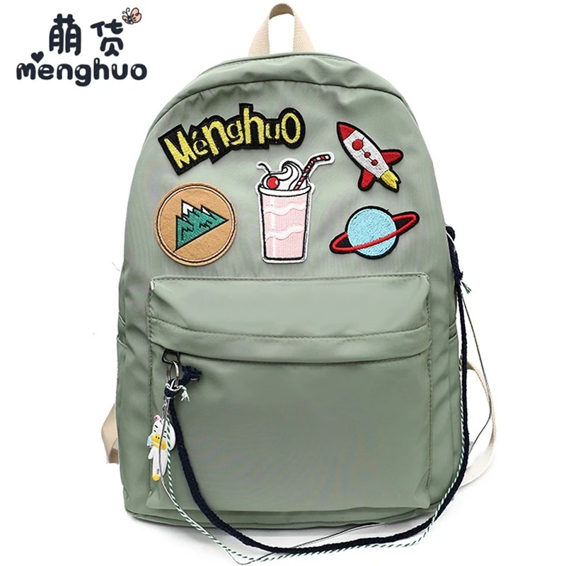 MENGHUO высококачественный Женский рюкзак модная школьная сумка для подростков