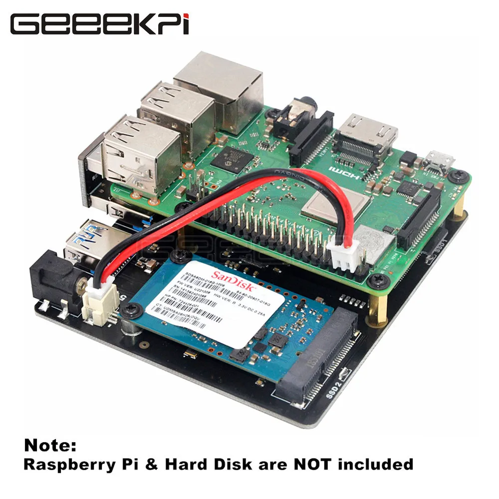 Плата расширения GeeekiPi X852 для Raspberry Pi 1Model B +/2/3|Аксессуары демонстрационных