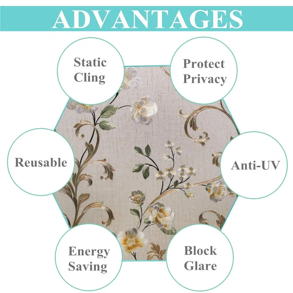 Funlife статичный оконный пленка для уединенности само адгезивная наклейка на окно