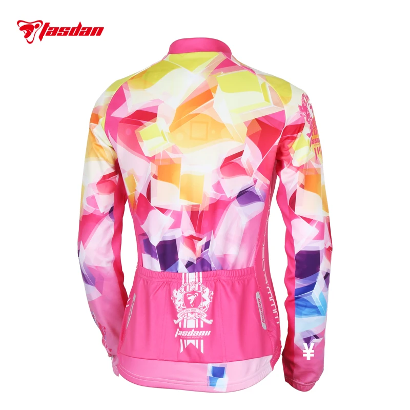 Tasdan Women's Cycling Jersey Long Sleeve Bike Outdoor Sport Clothing Women Top Shirts | Спорт и развлечения