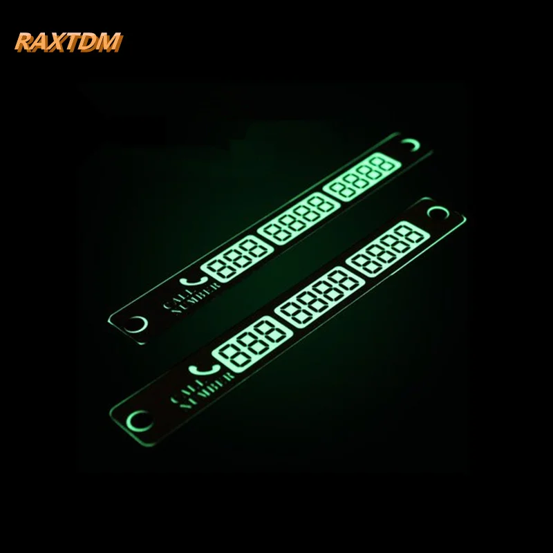 Временная парковочная карта светящийся номер телефона для Renault Koleos Clio Scenic Megane Duster