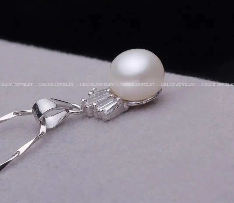 DYY+++409 Natural pearl pendant white flawless crown | Украшения и аксессуары