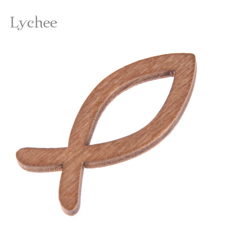 Личи жизни 18 шт./лот чистые необработанные деревянные полые рыбные промыслы