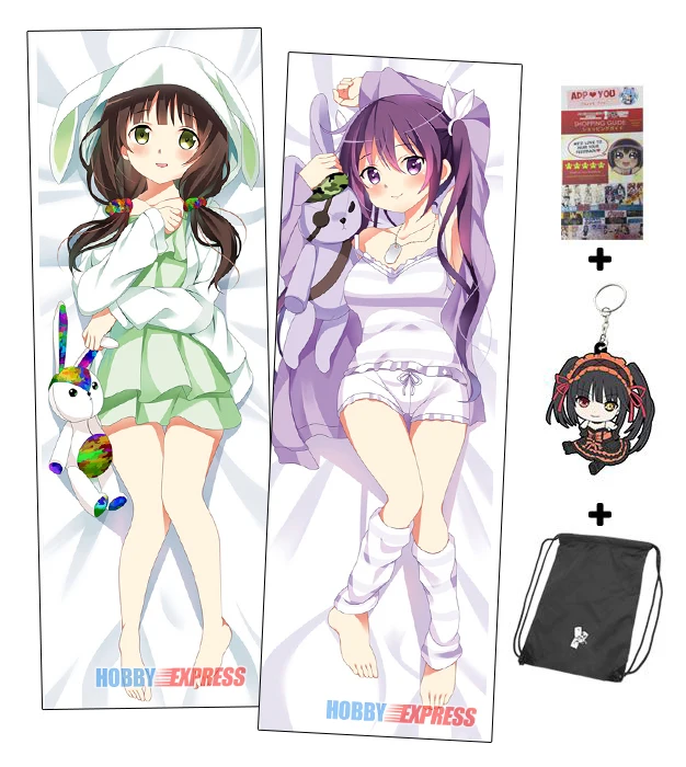 

Hobby Express Gochumon wa Usagi Desu Ka Dakimakura Japanese Hugging Body Pillow Cover ADP-61048