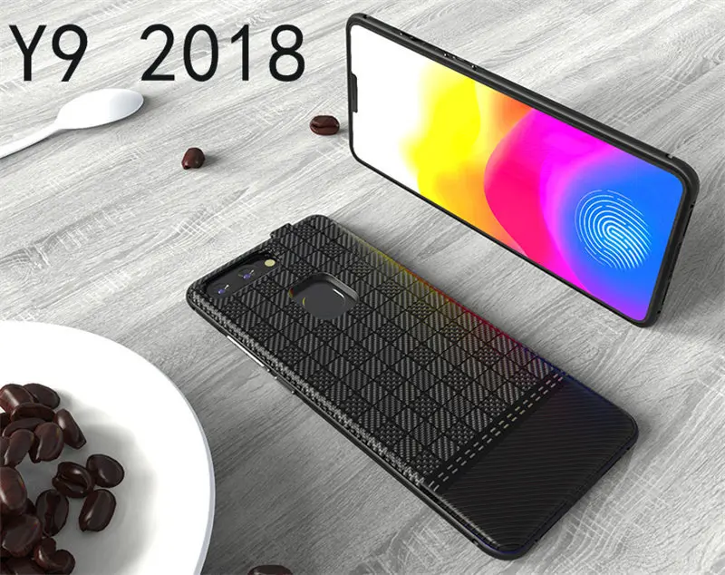 Ext power 5000 мАч чехол для зарядного устройства для huawei P Smart Y9 Nova 2 Lite Honor 7x power Bank чехол для зарядки - Цвет: Y9 2018-Black