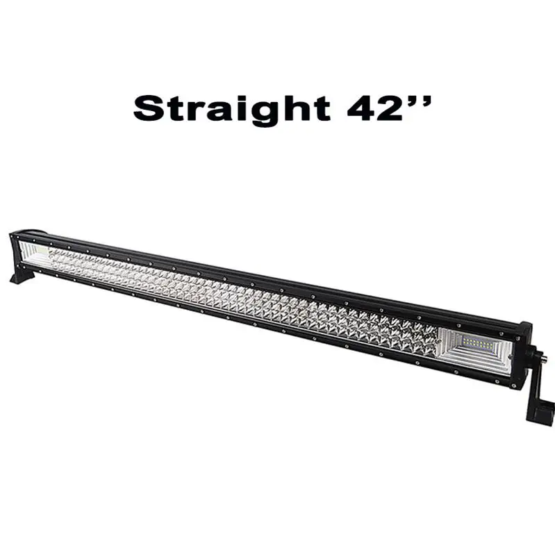 42inch 540w 22 32 42 52 дюймов 7D светодиодный светильник для внедорожников 4x4 комбинированный луч светодиодный рабочий светильник 12 в 24 В Трактор Лодка внедорожник ATV 4WD светодиодный бар - Цвет: 42inch 540w