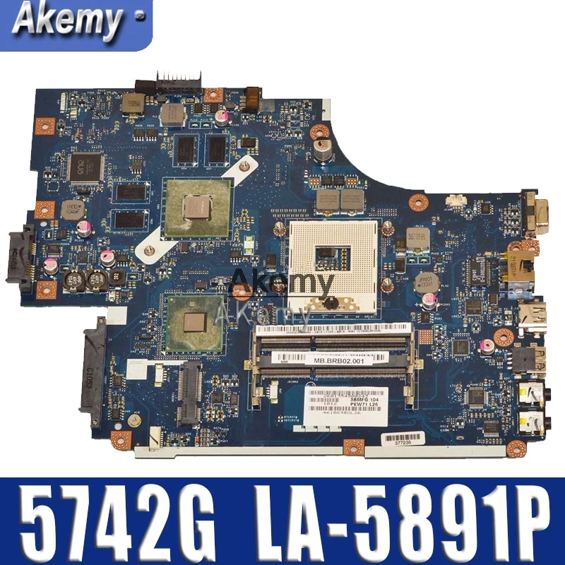 LA-5891P LA-5893P LA-5894P материнская плата для acer Aspire 5742 г 5740 5741 материнская плата с видеокартой Тесты работы