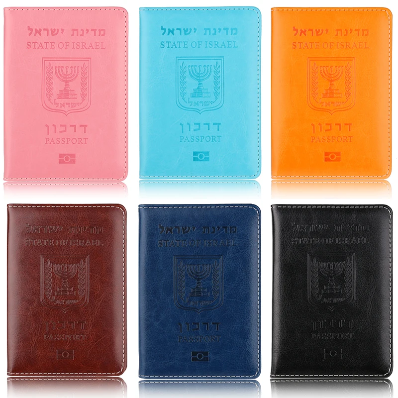 

Wallet Hot Sale Identification Cover Pu Leather 1PC High Quality Passport Case Men Popular Israel Womens Passport Holder Travel