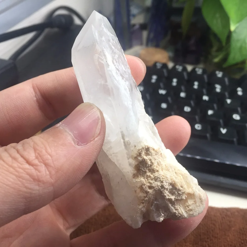 60g Natural Skeleton Quartz Crystal Stone Healing Minerals Wand Specimen #BH1044 | Дом и сад