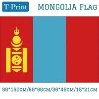 national flag of mongolia 1521cm90150cm6090cm car flag for national day world cup