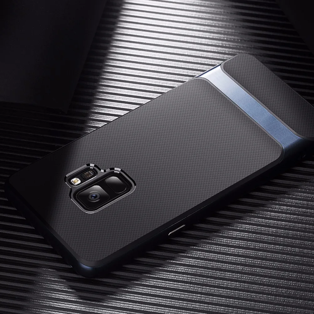 ROCK для samsung galaxy s9/s9 plus Гибридный Тонкий чехол, Роскошный PC силиконовый чехол для samsung s9+ чехол S9 Розничная посылка