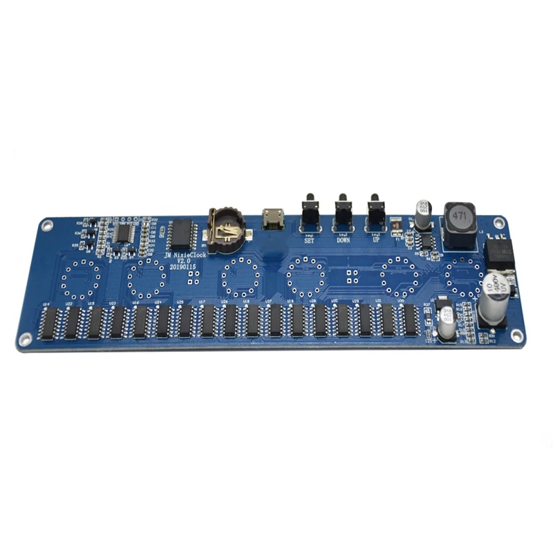 Diy In14 In4 Nixie трубки часы цифровые светодиодные подарок монтажная плата комплект