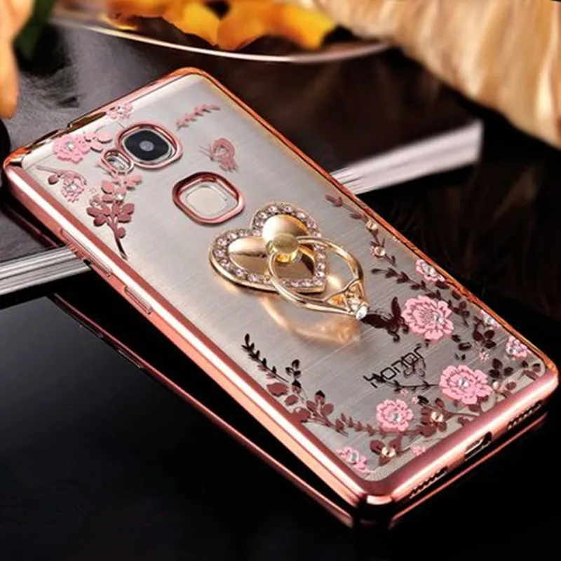 Xinchentech For Huawei Honor 5X/GR5/Honor X5 Case Luxury Plating Gilded TPU silicone Cover Accessory Coque Honor5X Fundas |