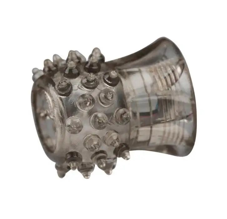 Прямая доставка Для мужчин Спайк мягкие TPE петух кольцо Extender пениса рукава время