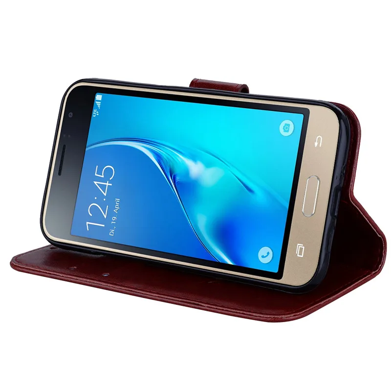 Для samsung Galaxy j1 чехол с откидной крышкой, кошелек, чехол для телефона s samsung J1, кожаный чехол для samsung Galaxy J1 6 J120F