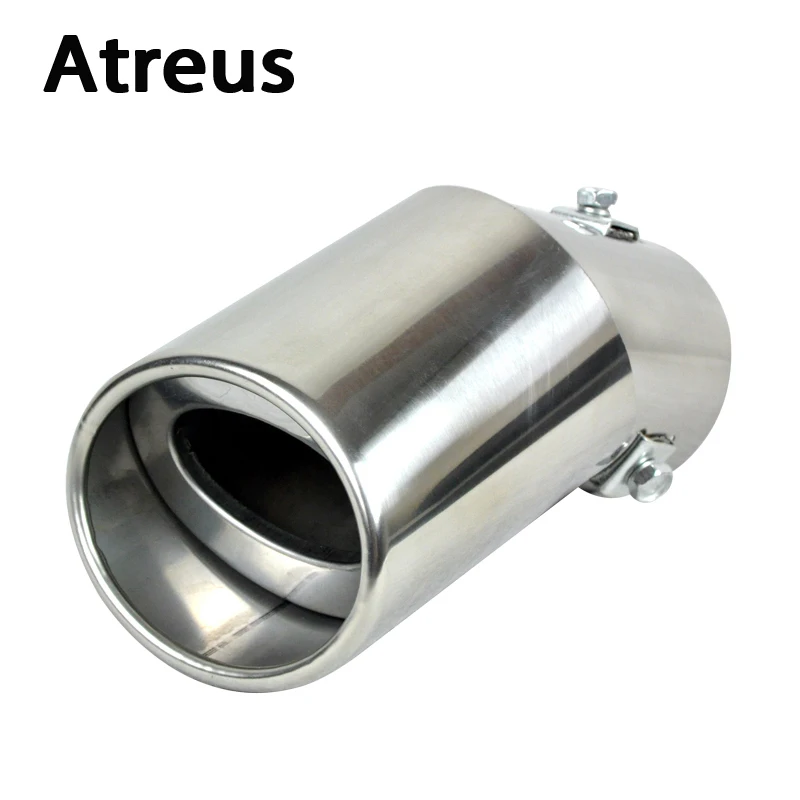 Atreus 1X For Peugeot 307 408 207 Ford Focus 2 focus 3 SUZUKI SX4 accessories Stainless Steel Car Exhaust Muffler Tip Pipes | Автомобили и