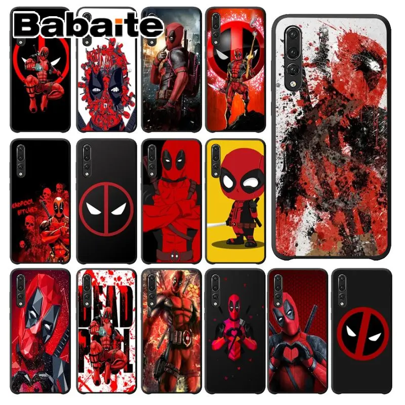 Чехол для мобильного телефона Babaite Marvel Hero Deadpool Новое поступление черный чехол Haiwei