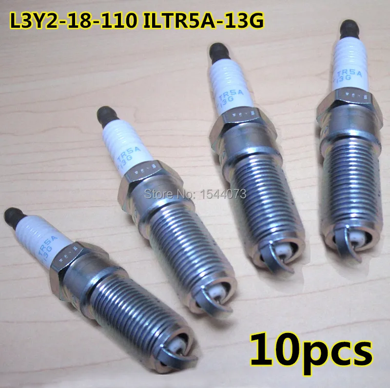 10 шт. OEM качественная иридиевая Свеча зажигания для Mazda 3 5 6 CX 7 Ford Lincoln L3Y2 18 110 ILTR5A 13G
