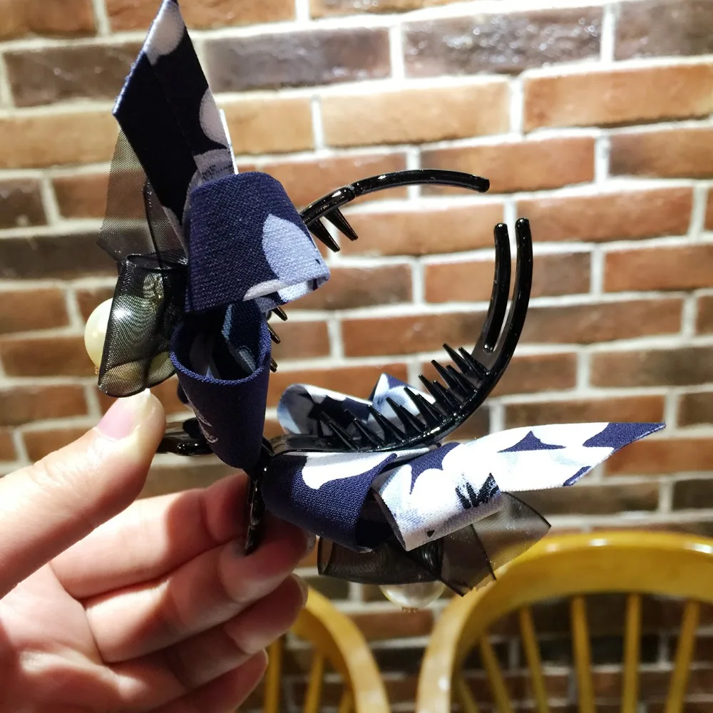 Модная девушка Ретро кристалл Волос Клешни Луч Заколки Женские Аксессуары Красоты Краб Зажим Головные Уборы Маленький Клип.