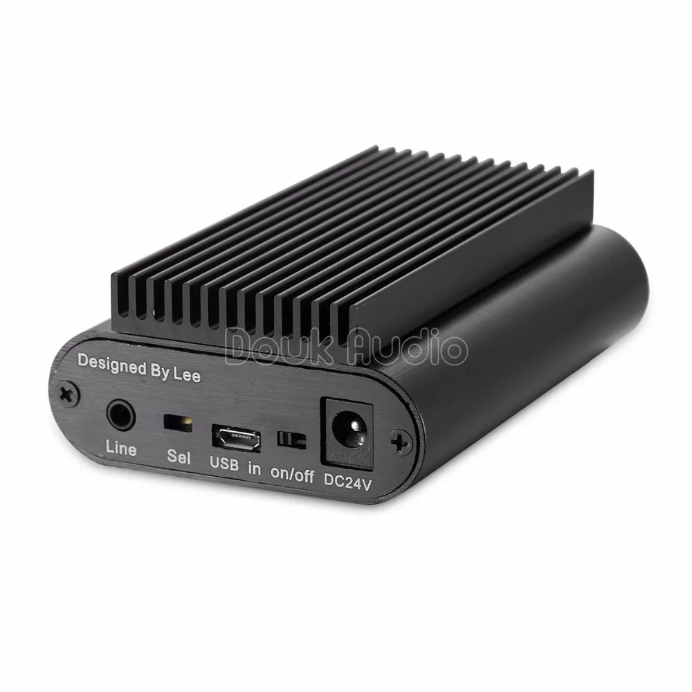 Аудиодекодер Douk Audio Mini USB DAC Hi Fi стерео класс A усилитель для наушников OTG черный с
