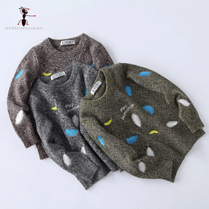 Вязаный свитер для мальчиков с круглым вырезом|sweater for boys|knitted sweater boysknitted kids |