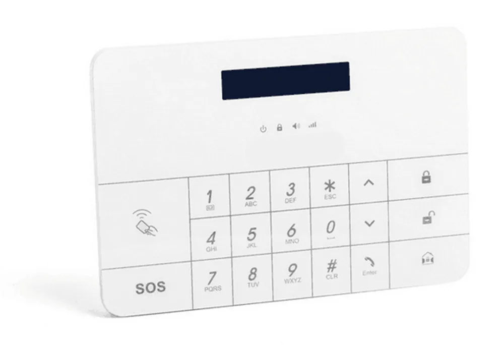 APP Remote Control Touch screen GSM alarm System