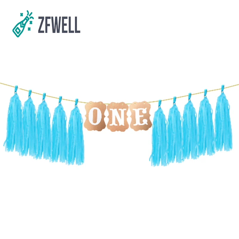 ZFWELL 1 шт./лот одна буква крафт-бумага распределительная лента год ребенок день