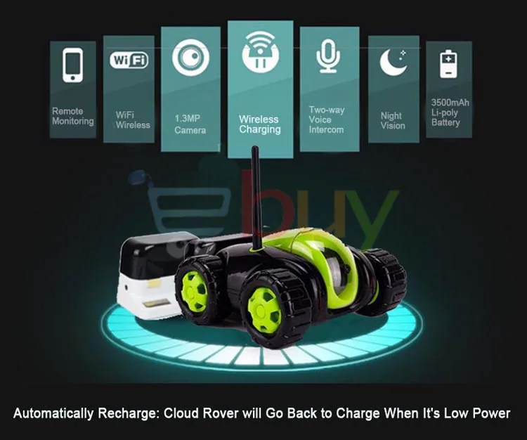 Приложение FPV Wifi управление led rc Танк облачный Ровер пульт дистанционного управления робот с 720P HD камерой в реальном времени VR RC автомобиль игрушки Беспроводная зарядка