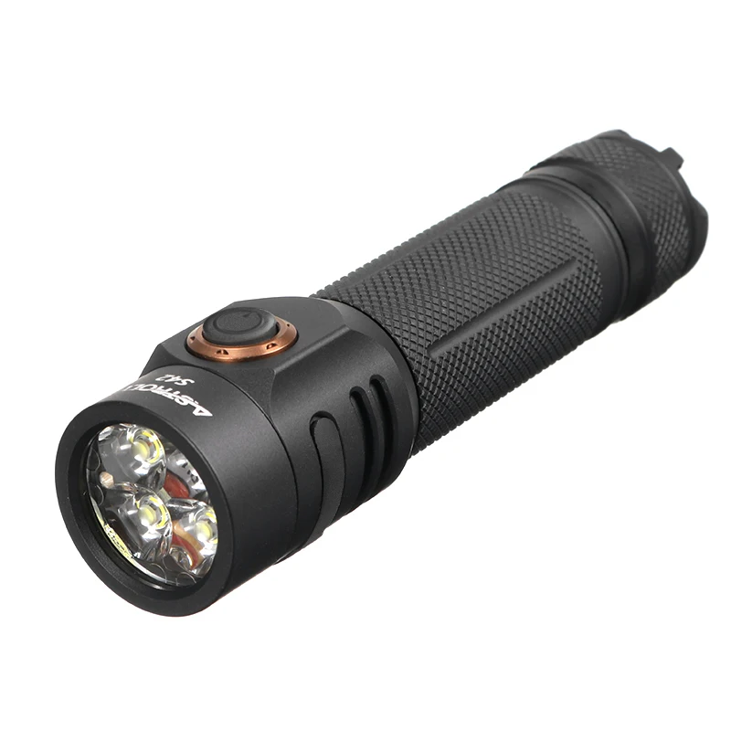 Astrolux S42 18650 версия 4x Nichia 219C/XP-G3 2023LM USB EDC светодиодный фонарик+ INR18650 30Q Батарея щелкающие IPX-65 фонарь