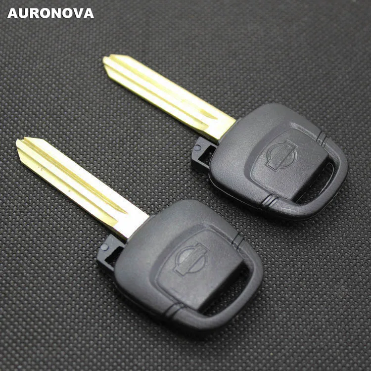 Auronva Новая замена чипов транспондера ключ оболочки для Nissan Sylphy Tiida Qashqai Livina Geniss запасной чехол для ключа автомобиля