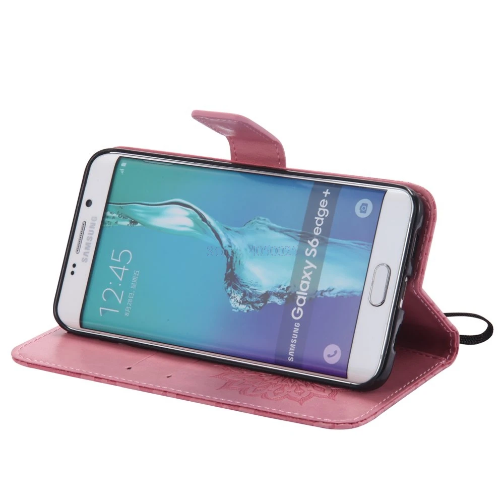 Чехол для Samsung Galaxy S6 Edge Plus S6edge плюс G928 G928F захлопывающийся защитный чехол-кошелек